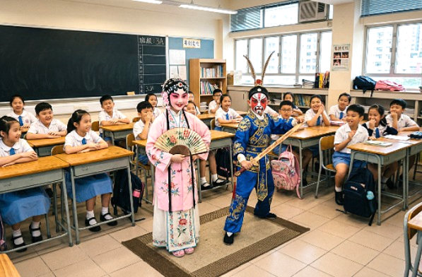 粵劇化妝 中華文化 中小學課程 工作坊 體驗 色彩 視覺藝術 推廣中華文化體驗活動一筆過津貼 面譜